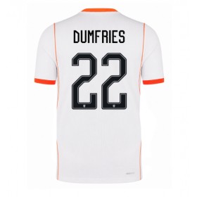 Pánské fotbalový oblečení Nizozemsko Denzel Dumfries #22 Venkovní košile MS 2026 Krátkým Rukávem